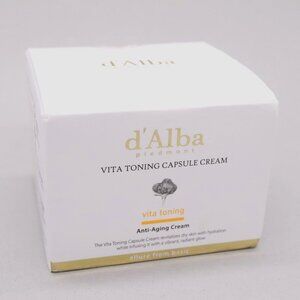 d'Alba piedmont VITA TONING CAPSULE CREAM 1.94oz 55g Sealed Exp 04/09/2028